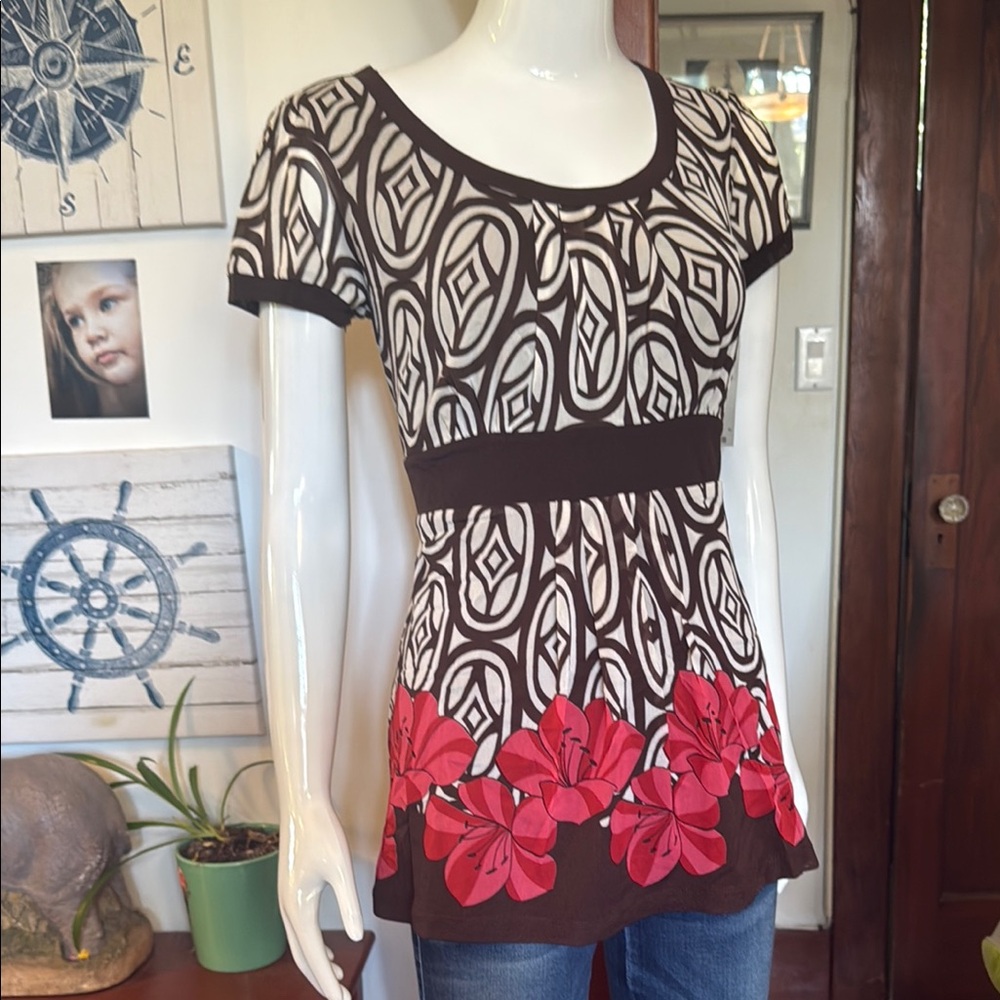 NWT Style&Co size small Floral Patterned Women's Top